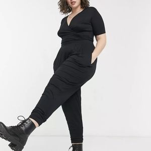ASOS Curve surplice jumpsuit
